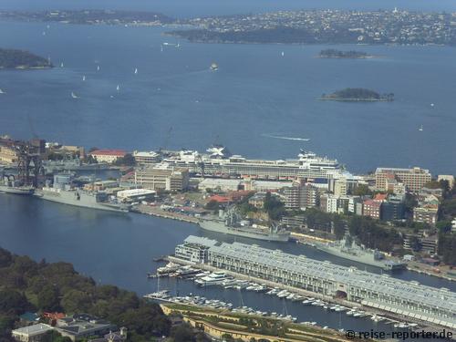 Liegeplatz für Kreuzfahrtschiffe Sydney